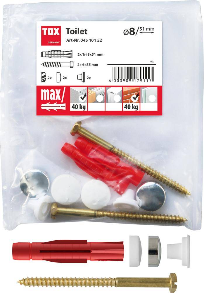 TOX Stand-WC-Befestigung Toilet Plus BTL-0