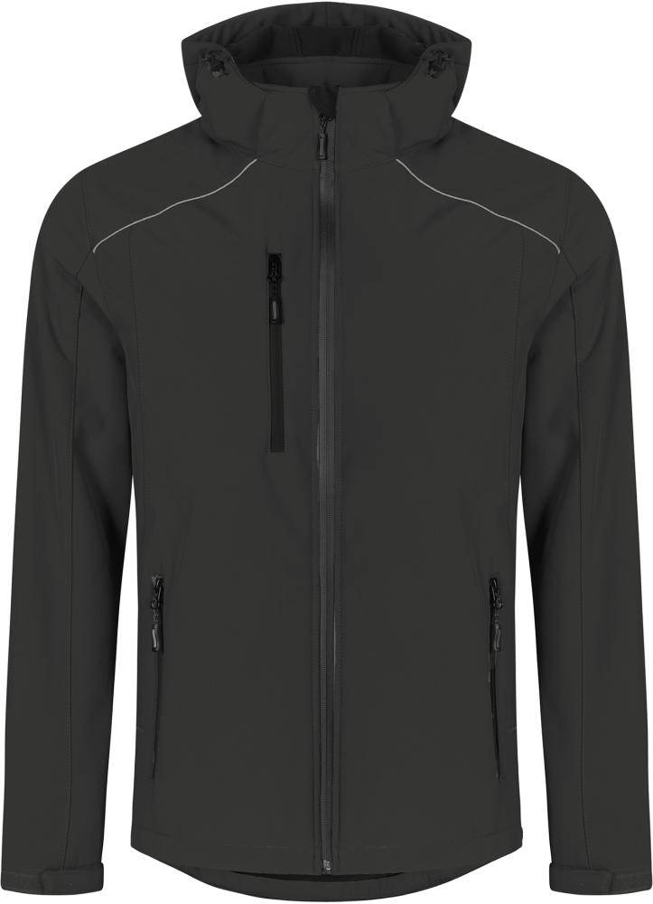 Men´s Softshell Jacket warm, charcoal, Gr.M-0