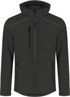 Men´s Softshell Jacket warm, charcoal, Gr.M