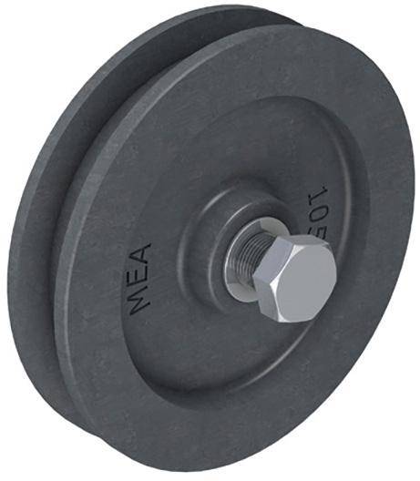Schiebetorrollen, 330455 120mm, lose MEA-0