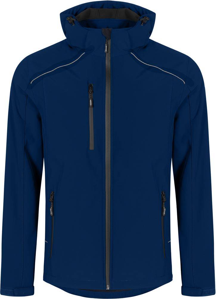 Men´s Softshell Jacket warm, navy, Gr.3XL-0