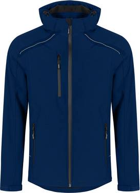 Men´s Softshell Jacket warm, navy, Gr.M