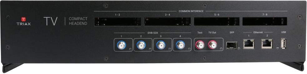 TDcH 16S-I Kompakt-Kopfstelle 16xDVB-S2X auf 16xQAM COFDM 8CI 492781-0