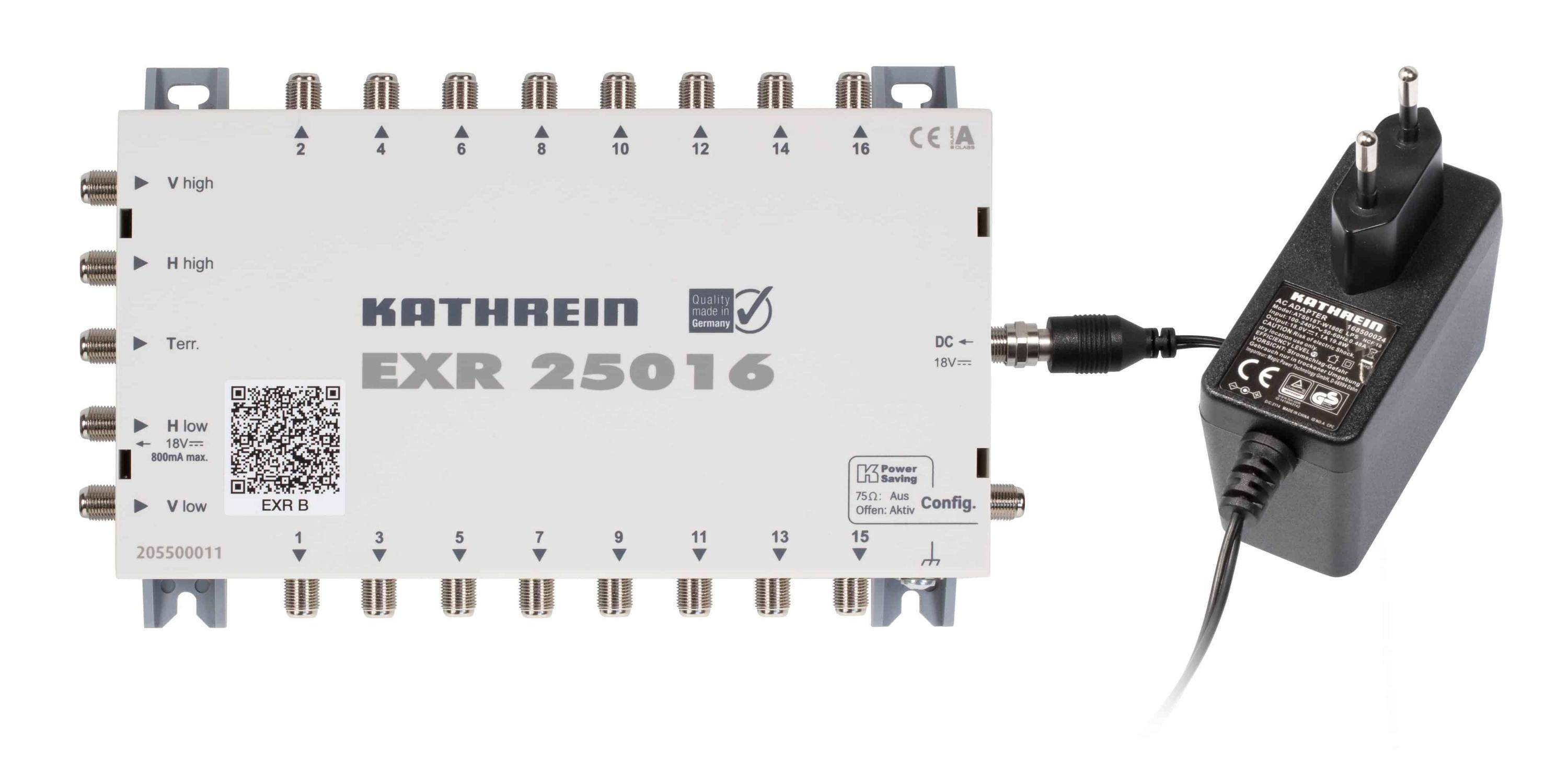 Kathrein Multischalter mit Netzteil EXR 25016-0
