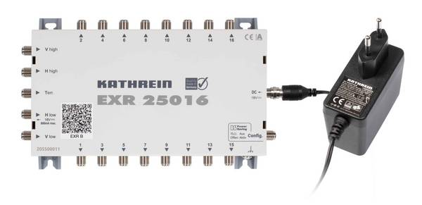 Kathrein Multischalter mit Netzteil EXR 25016