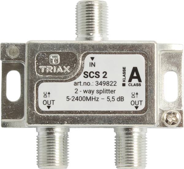 TRIAX Verteiler F-Conn 2f 5-2400MHz 6dB/Dg