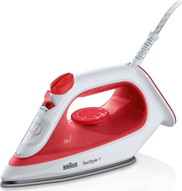 Braun Dampfbügeleisen TexStyle1 SI 1019 RD