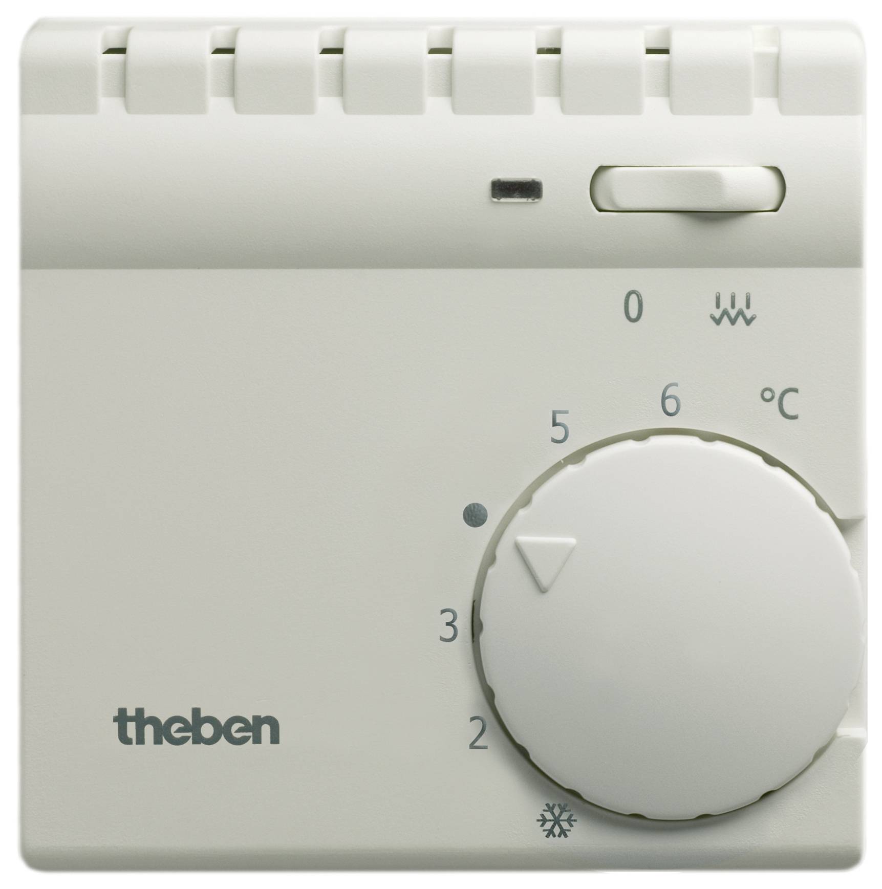 Theben Raum-Thermostate mit Schalter für Zusatzheizung und Kontrolllampe 7040001-0