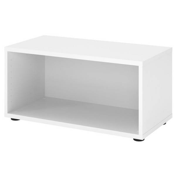 Hammerbacher Grundkorpus Easyline, Stellfüße, 1 OH, 80x40x39,4cm, weiß