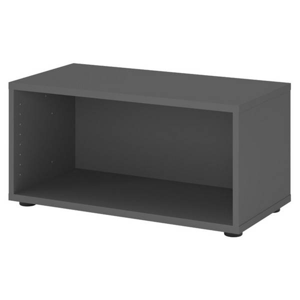 Hammerbacher Büroregal Easyline, Stellfüße, 1 OH, 80x40x39,4cm, graphit