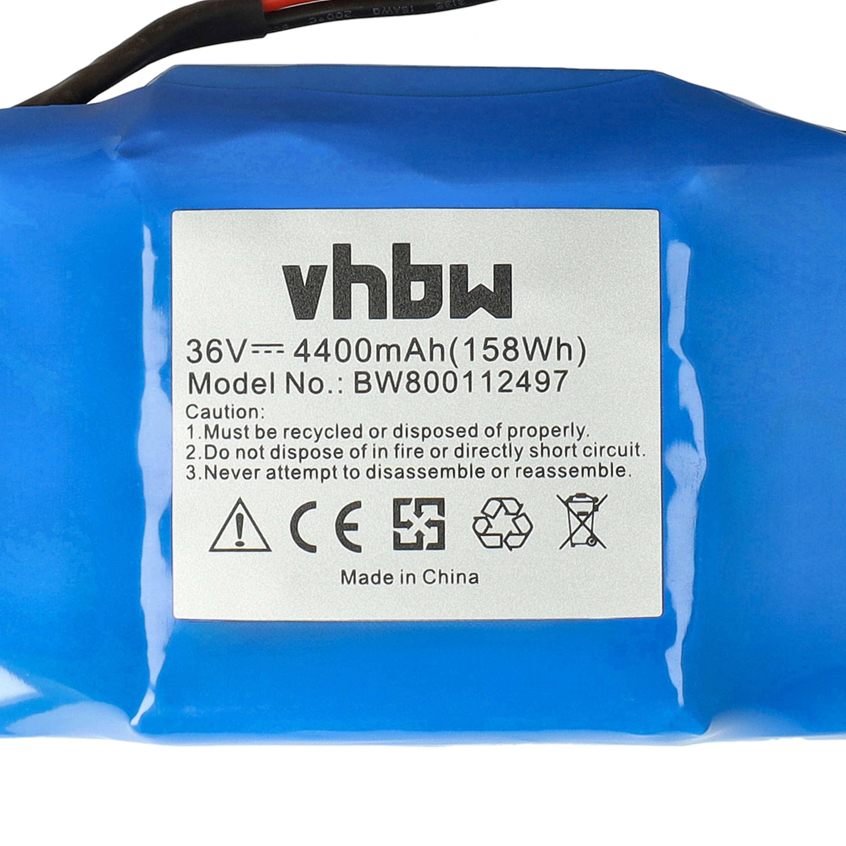 vhbw Akku kompatibel mit E-Board P8 E-Scooter | Hoverboard (4400 mAh, 36 V, Li-Ion)-4