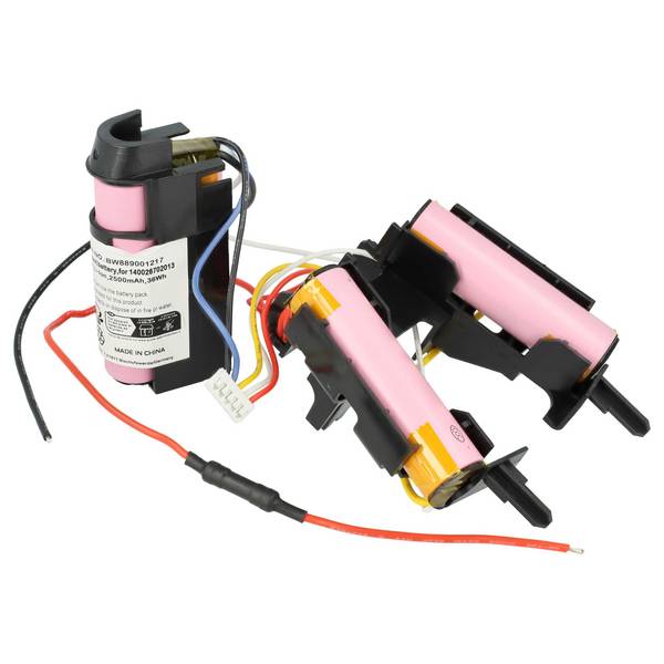 vhbw Akku kompatibel mit Electrolux EER73DB 90094074200 | Staubsauger (2500 mAh, 14,4 V, Li-Ion)