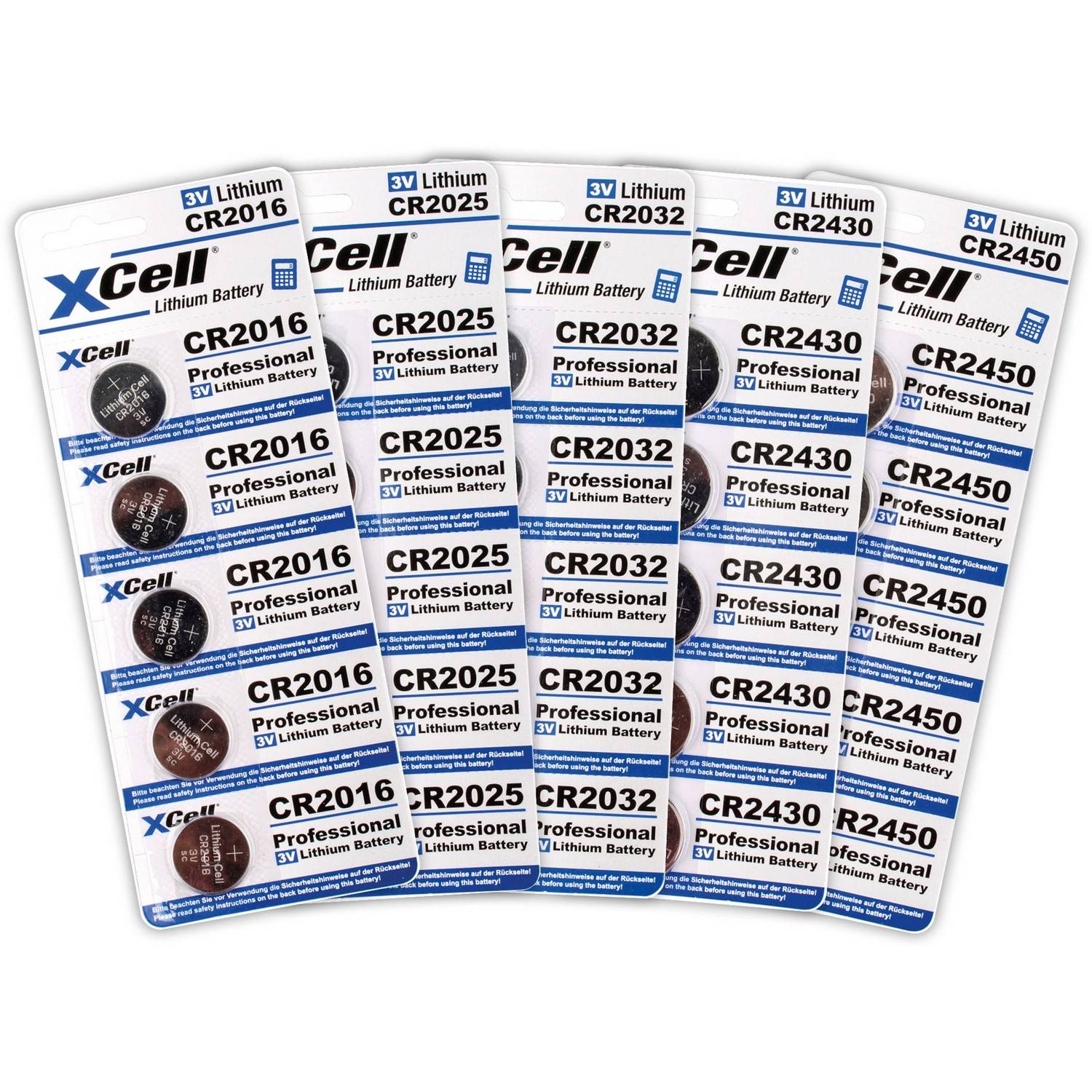 XCell Batterie Knopfzelle CR2430 3V 290mAh 5St.-0