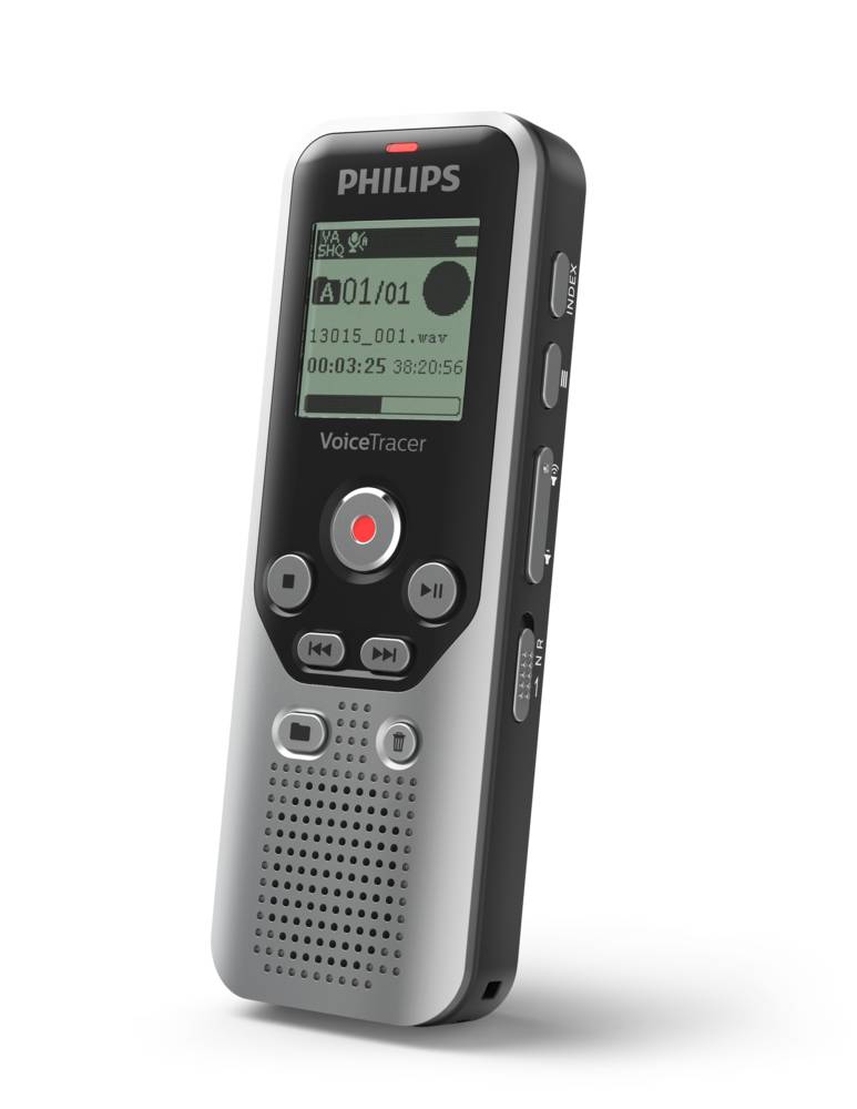 Philips Voice Tracer DVT1250 - Voicerecorder - kein Betriebssystem - 8 GB - Schwarz, Dark Silver-2