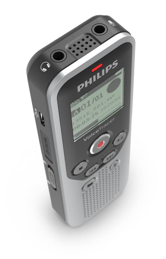 Philips Voice Tracer DVT1250 - Voicerecorder - kein Betriebssystem - 8 GB - Schwarz, Dark Silver-3