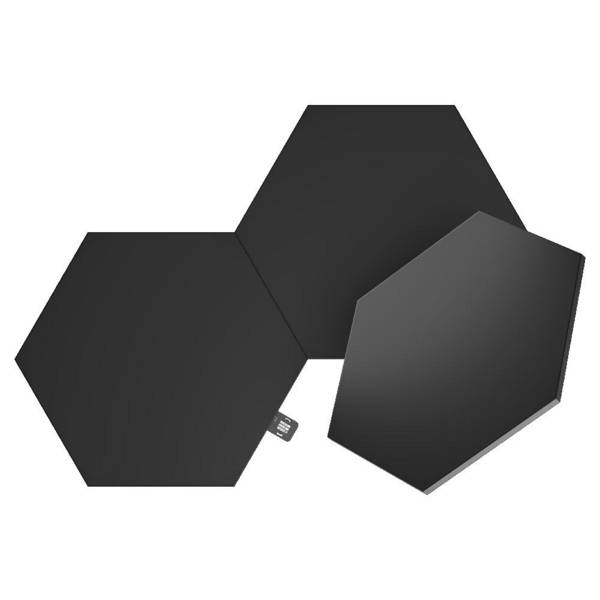 Nanoleaf LED Shapes Ultra Black Hexagons in Schwarz RGBW 3x 2W 300lm Erweiterung