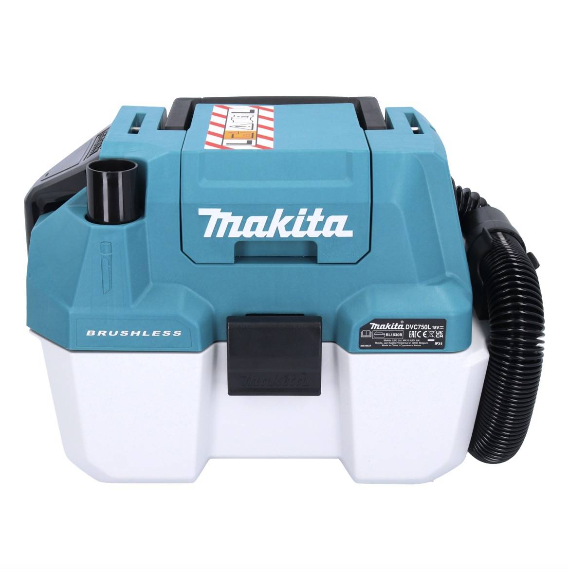 Makita DVC 750 LG1 Akku Staubsauger LXT 18 V 67 mbar 7,5 l Brushless + 1x Akku 6,0 Ah - ohne Ladegerät-4