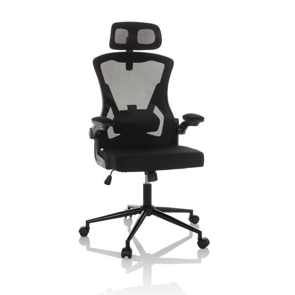 Bürostuhl Chefsessel ARIGANO Netzstoff Stoff schwarz hjh OFFICE