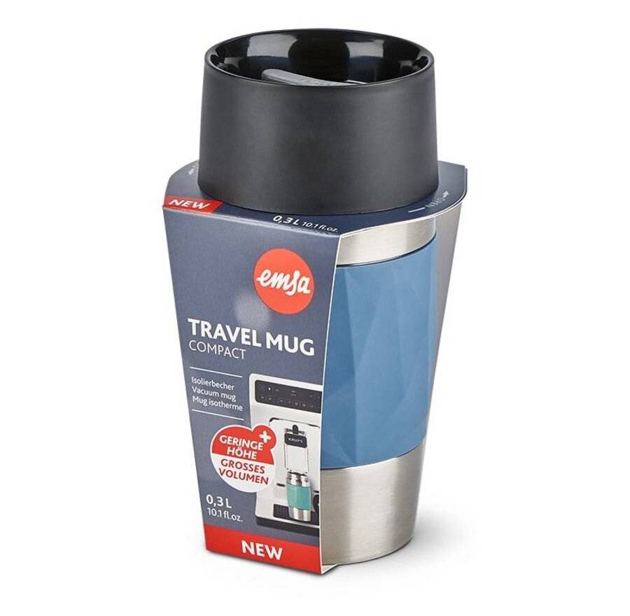 Groupe SEB WMF Isolierbecher Compact 0,3l blau TRAVEL MUG Com. bl-1