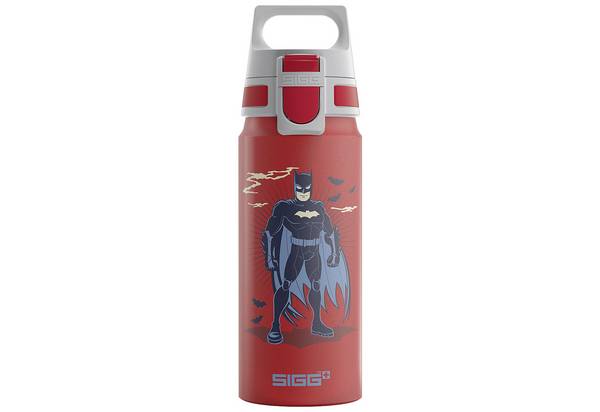 SIGG - Alu Trinkflasche Kinder - WMB ONE Batman Standing - Für Kohlensäurehaltige Getränke