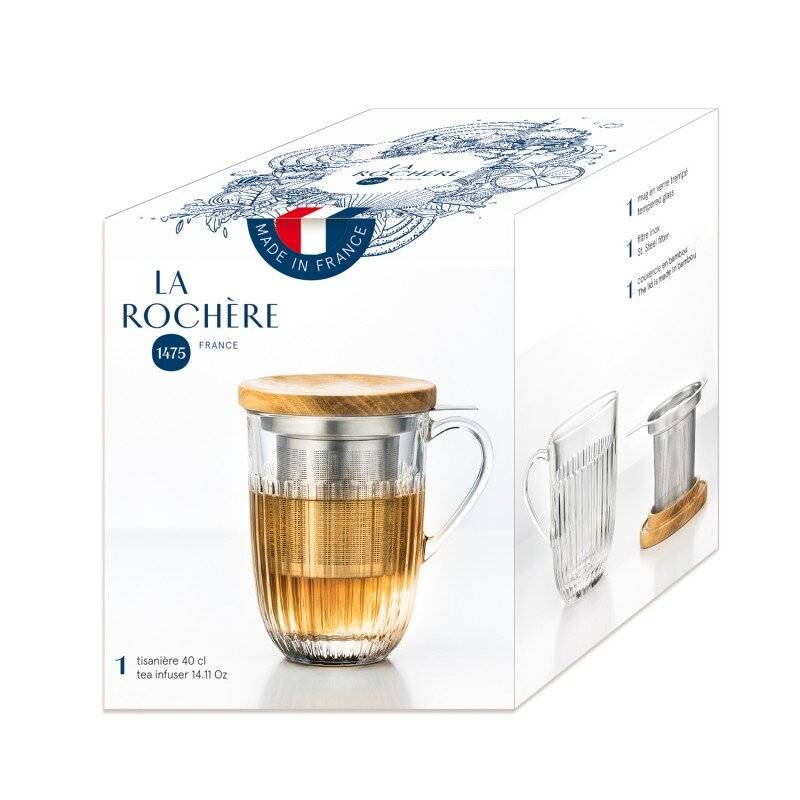La Rochère 56640401, Einzelbild, 360 l, Transparent, Holz, Glas, Becher, Universal-2