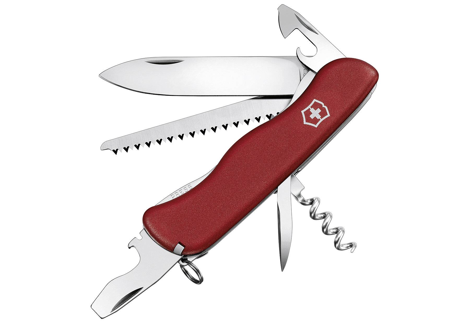 Victorinox Schweizer Taschenmesser, Forester, Multitool, Swiss Army Knife mit 12 Funktionen