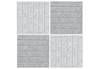 Pinboard-Set, 4-tlg., Filz, hellgrau/ ca. 4x 30 x 30 x 0,9 cm