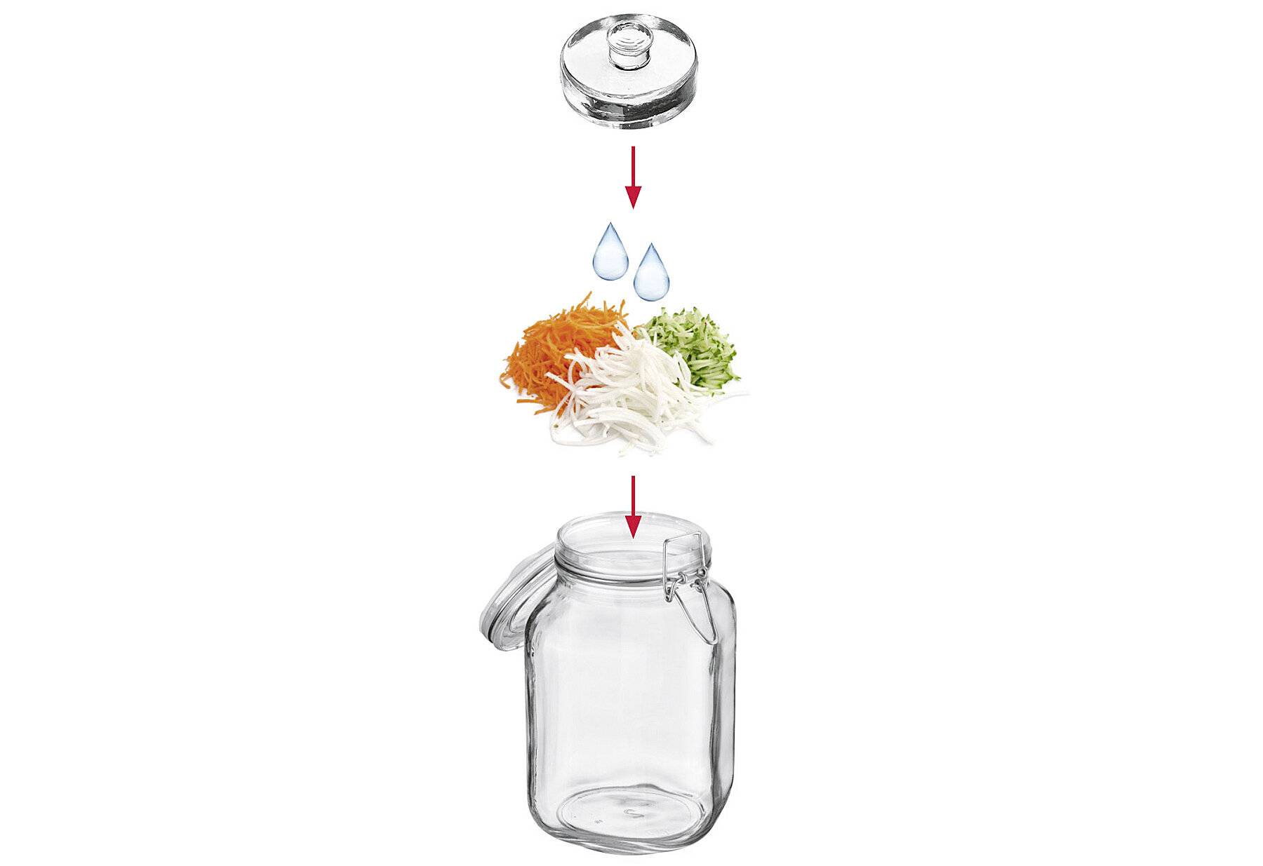 Westmark Fermentiergewichte – Fermentierset bestehend aus 4 Gewichten zum Fermentieren,-2