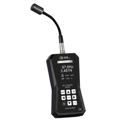 PCE Instruments Riemenspannungsmessgerät PCE-BTM 2000A Messung in Hz & N |Schwanenhals-Sensor |Speicher |Software-0