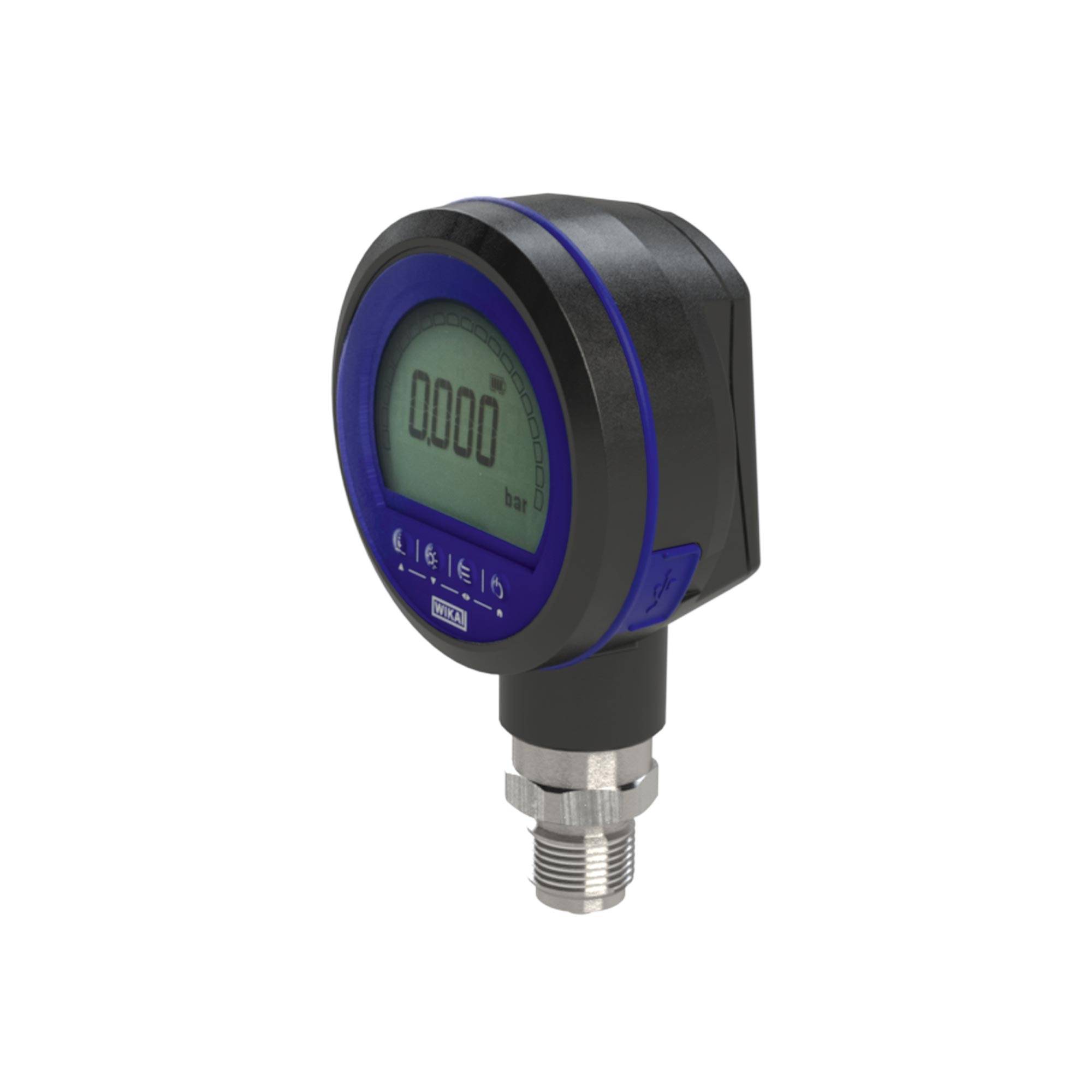 Digitalmanometer, CPG1200, G 1/2, 0 - 10 bar, 0,5% FS, IP 65, PBT-0