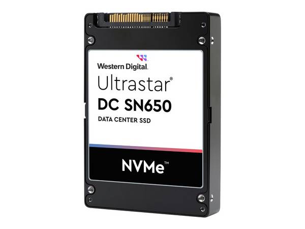 WD DC SN650 U.3 15MM 15360 GB PCIe BICS5 ISE Solid State Disk 15.360 Intern