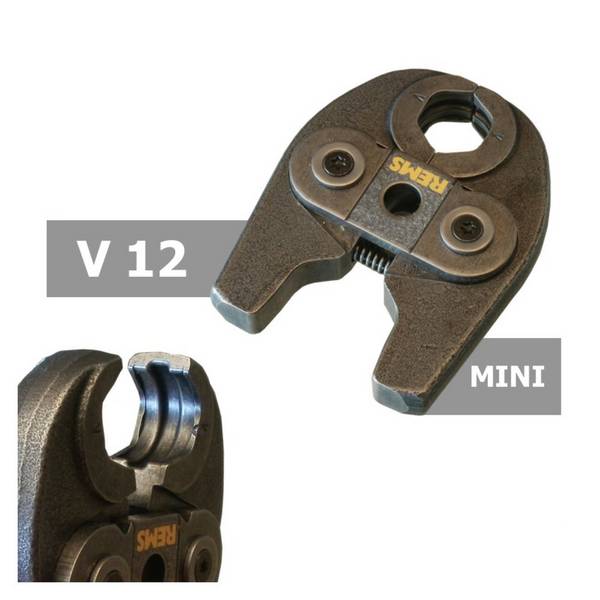 Rems MINI Presszange / Pressbacke - V - Kontur, Größe V 35