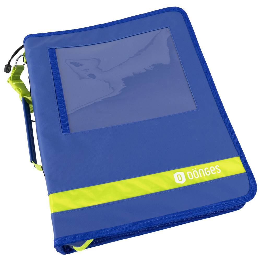 Dönges Dokumentenmappe Komfort Plus, blau/gelb-0