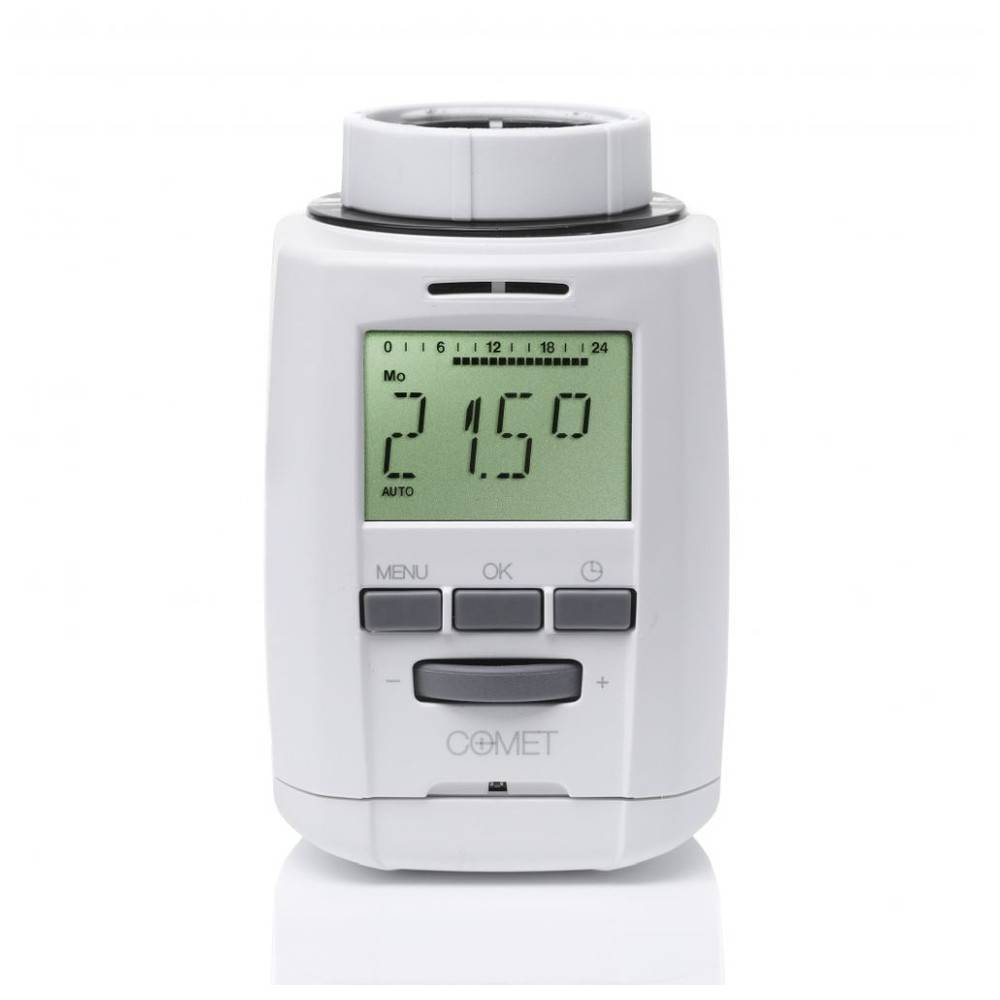 Eurotronic SPARmatic Comet - Energiespar Thermostatkopf - programmierbar-0