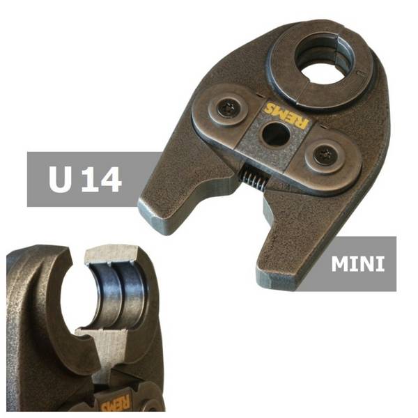 Rems MINI Presszange / Pressbacke - U - Profil, Größe U 16