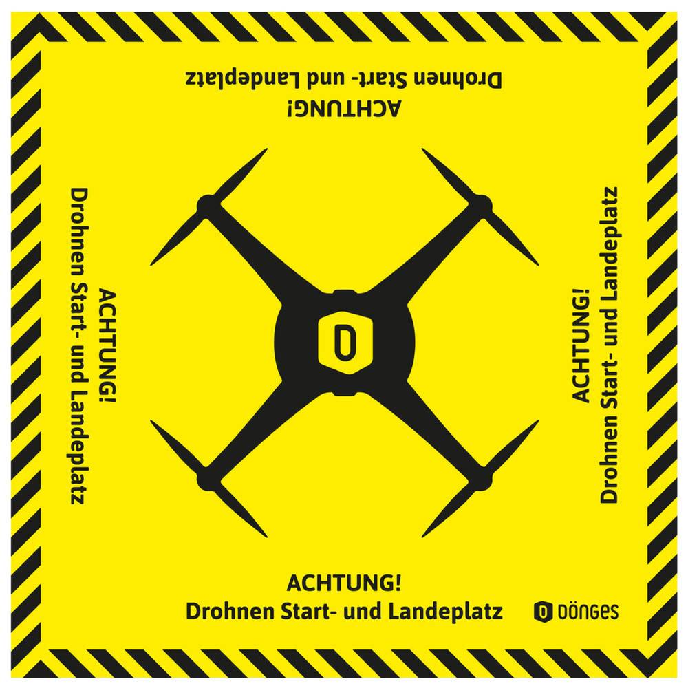 Dönges Bereitstellungsplane Drohnen-Landeplatz, 200 x 200 cm-0