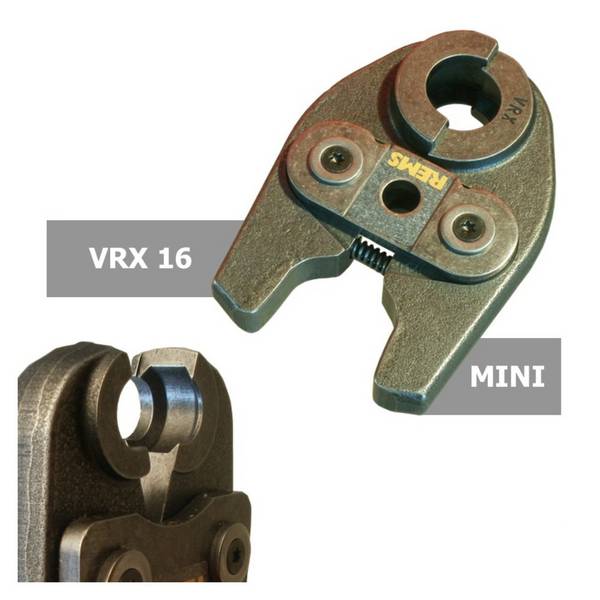 Rems MINI Presszange / Pressbacke - VRX - Profil, Größe VRX 16