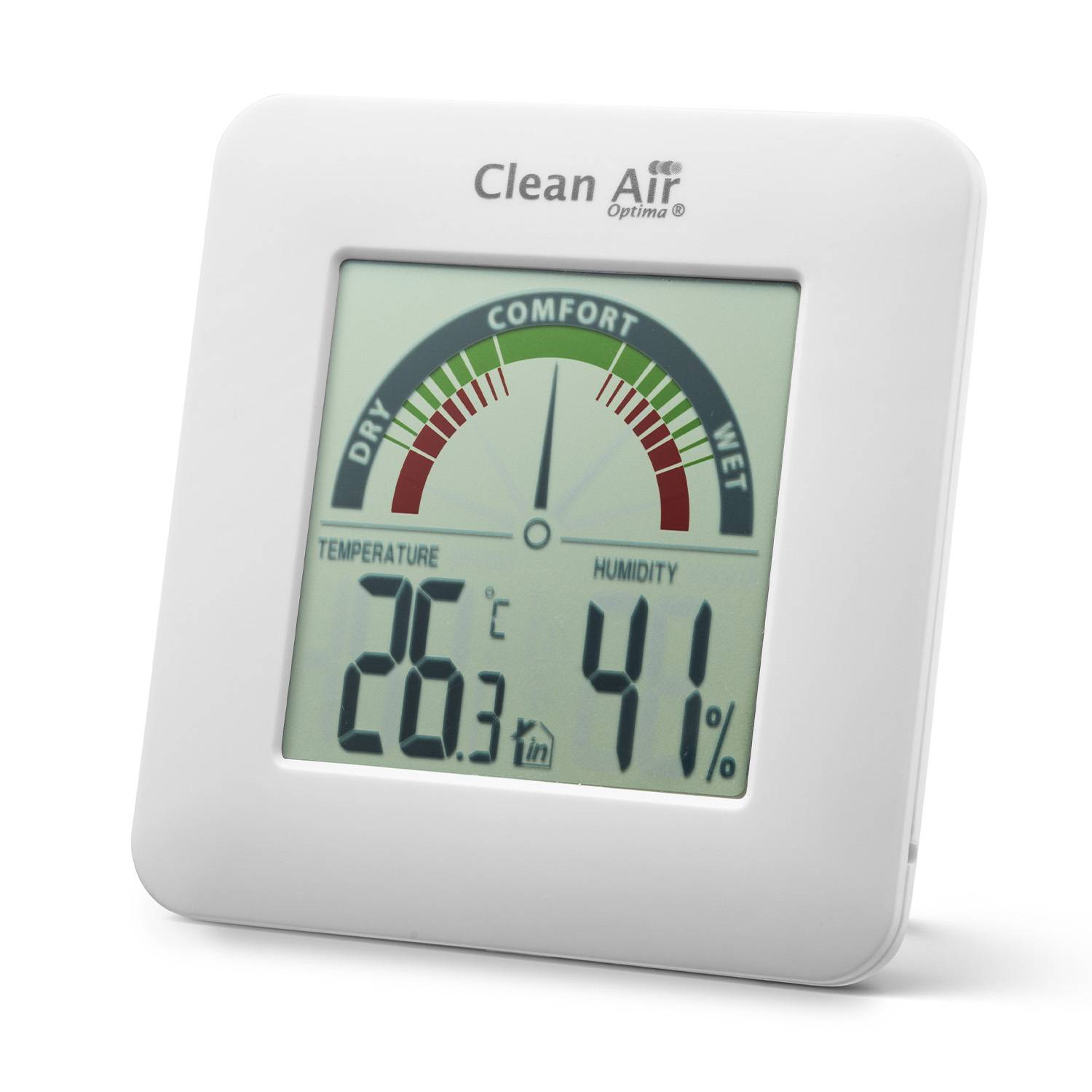 Clean Air Optima Hygrometer und Thermometer HT-01W-0