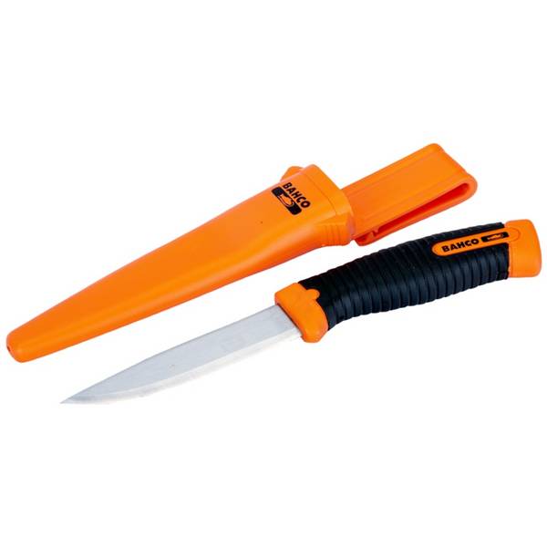 Bahco Universalmesser mit 2-Komponenten-Griff und Spezial-Holster