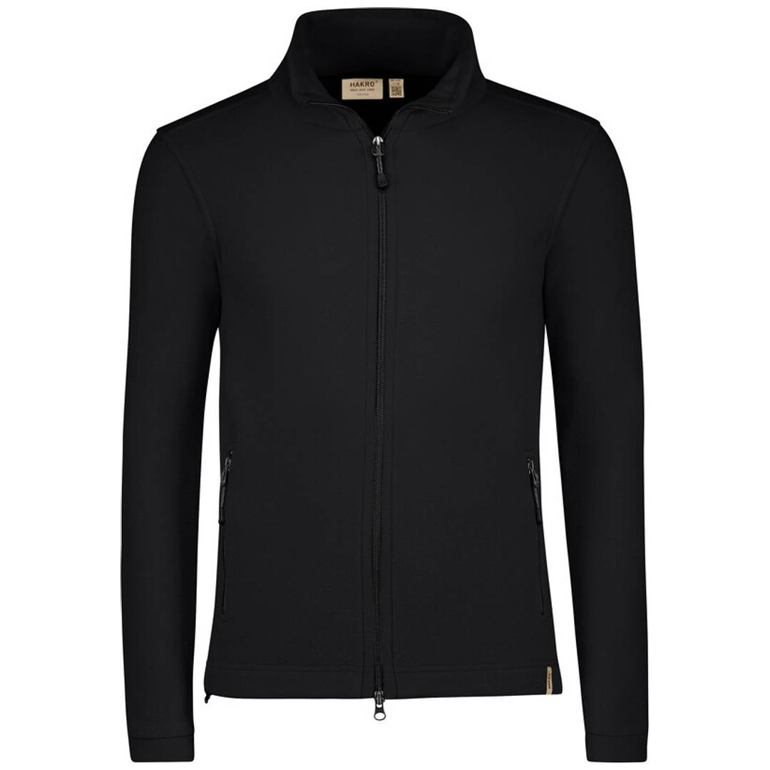 HAKRO Fleecejacke ECO schwarz, 4XL