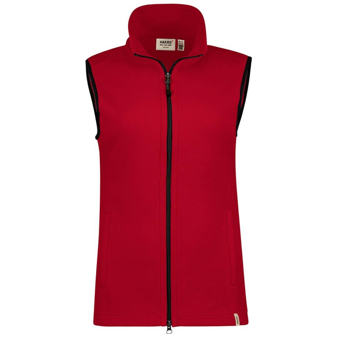 HAKRO Damen Fleeceweste ECO rot, 3XL-0