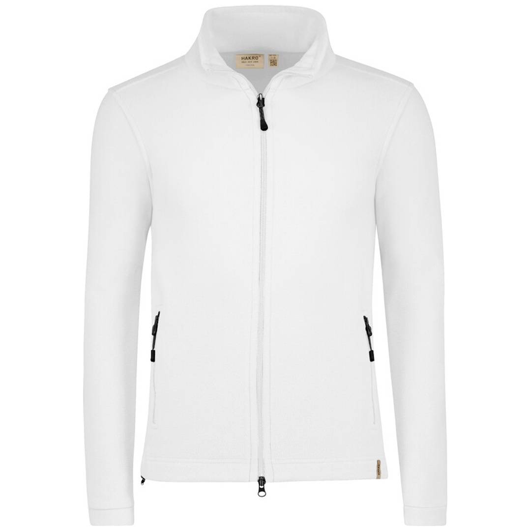 HAKRO Fleecejacke ECO weiß, S