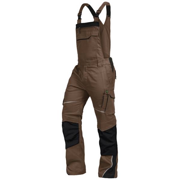 Leibwächter Latzhose Flex-Line FLEXL Gr. 27 haselnuss/schwarz