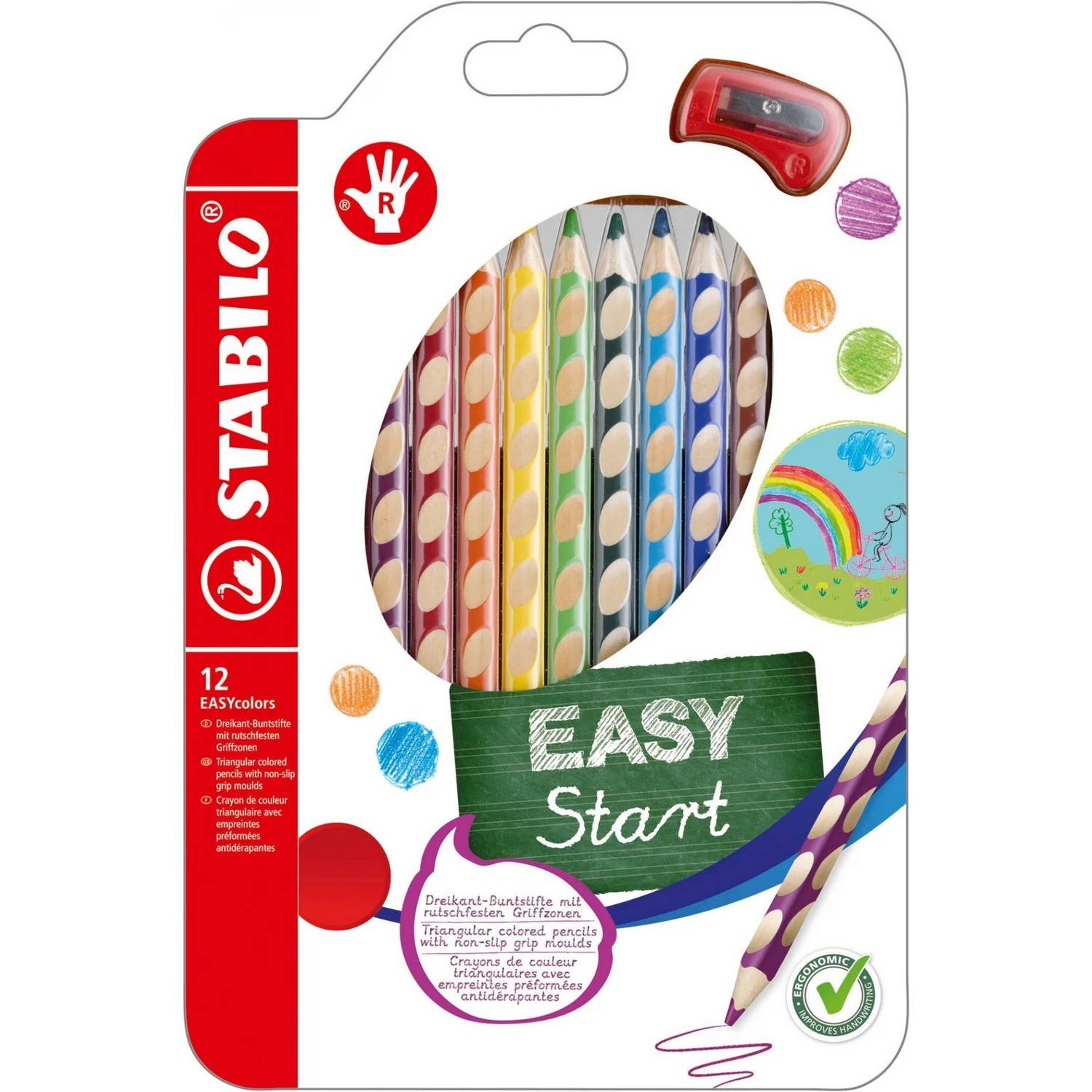 Farbstift EASYcolors R sortiert 12St-0