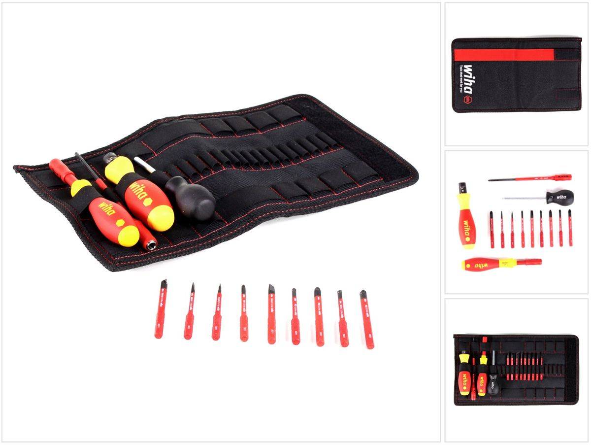 Wiha Drehmoment-Schraubendreher Set TorqueVario®-S electric 13 tlg. ( 40674 )