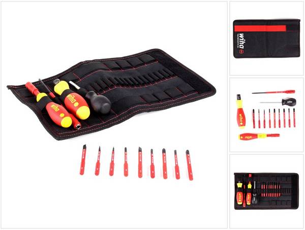 Wiha Drehmoment-Schraubendreher Set TorqueVario®-S electric 13 tlg. ( 40674 )