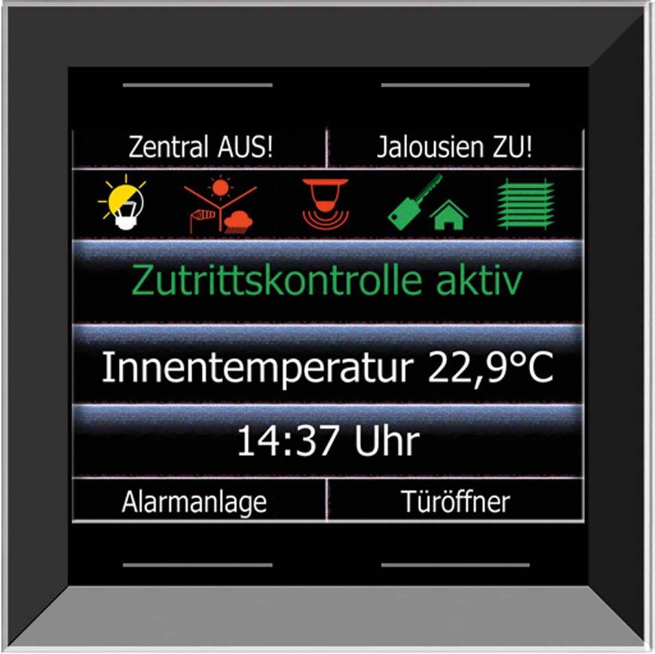 Issendorff Glas-Farbdisplay 2,8Z rahm.los,sw 4 Tasten LCN - GTS4DB-0