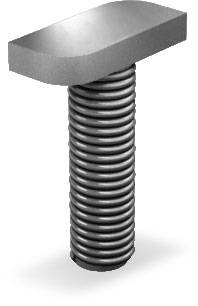 K2 SYSTEMS - K2 1000041, Bolzen, Edelstahl, Flach, Solarpanel, M10, Edelstahl-0