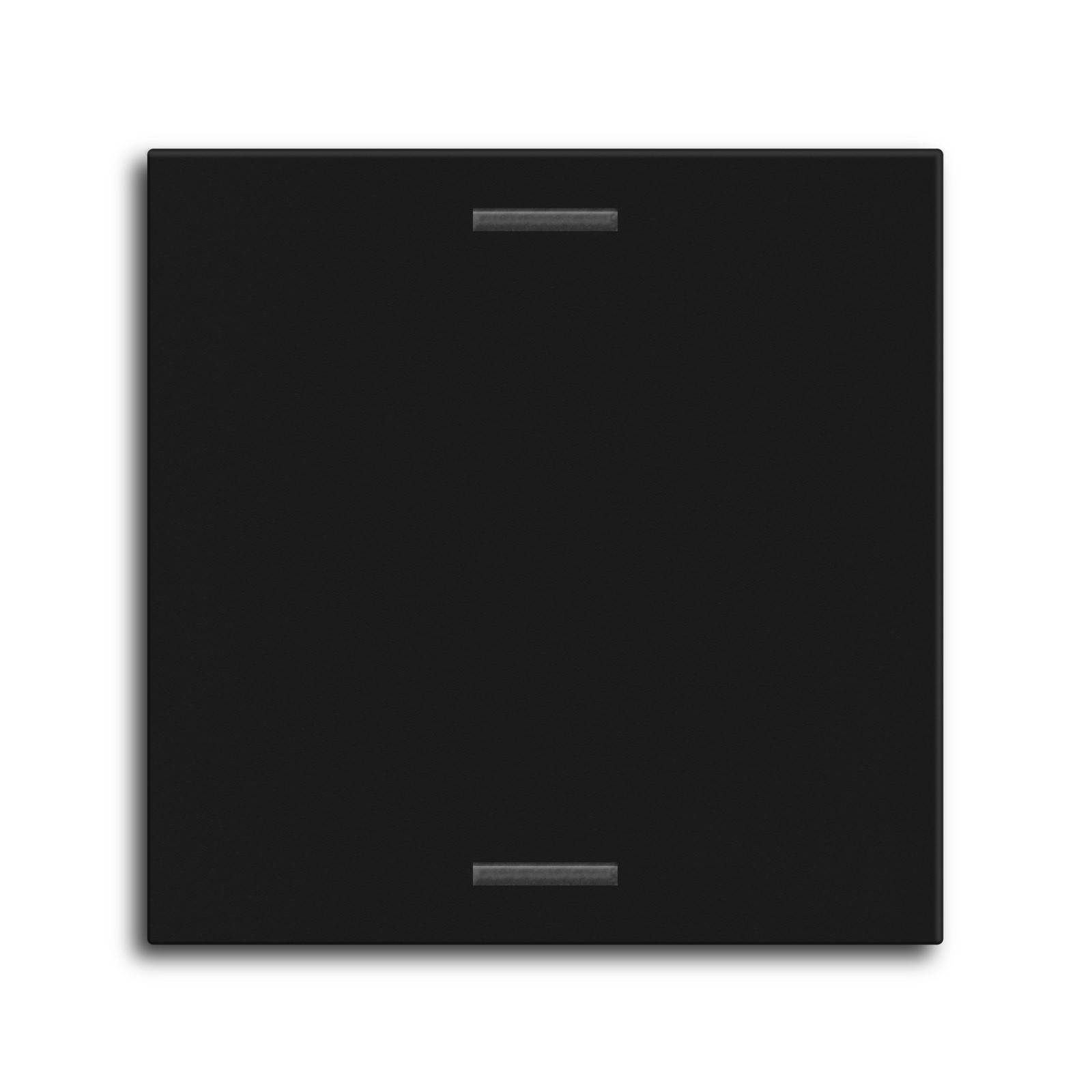 MDT Wippe für KNX Taster Light 55 1-fach, Schwarz matt, Neutral, 1 Stk.-0