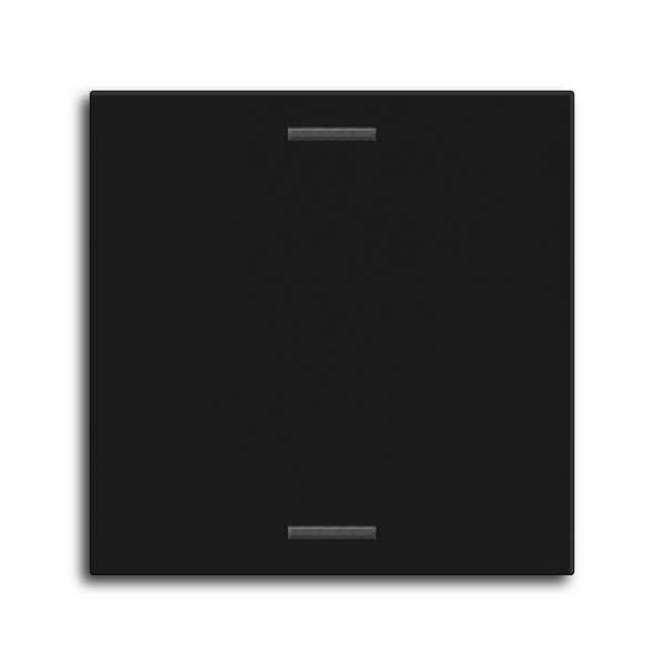 MDT Wippe für KNX Taster Light 55 1-fach, Schwarz matt, Neutral, 1 Stk.